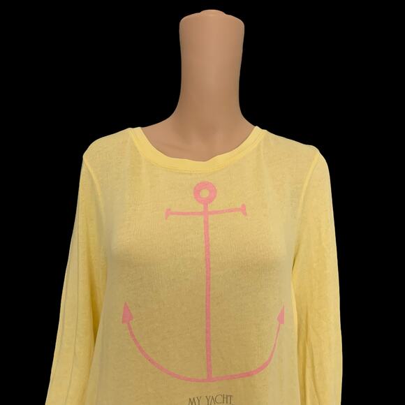 NEW Wildfox My Yacht or Yours Summer Sailing Sweater L - Picture 4 of 11